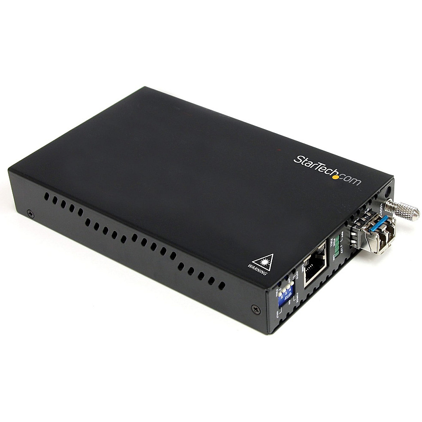StarTech Fiber Media Converter Gigabit 1000Mbps MM Fibre LC 550m (ET91000LC2)