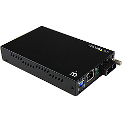 StarTech Gigabit Ethernet Multi Mode Fiber Media Converter SC 550m - 1000 Mbps (ET91000SC2)