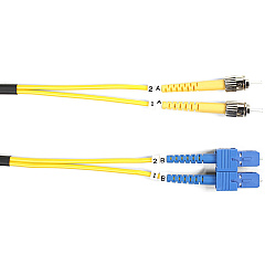 Black Box Fiber Optic Duplex Patch Network Cable (FOSM001MSTSC) Black Box Fiber Optic Duplex Patch Network Cable (FOSM001MSTSC)