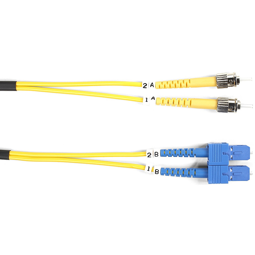 Black Box Fiber Optic Duplex Patch Network Cable (FOSM001MSTSC)