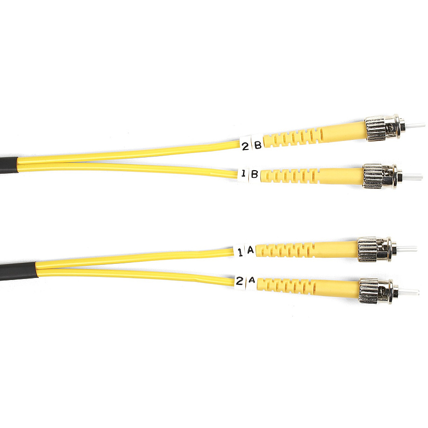 Black Box Fiber Optic Duplex Patch Network Cable (FOSM001MSTST)