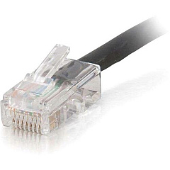 C2G 7ft Cat5e Non-Booted Unshielded (UTP) Network Patch Cable (Plenum Rated) - Black (15254) C2G 7ft Cat5e Non-Booted Unshielded (UTP) Network Patch Cable (Plenum Rated) - Black (15254)