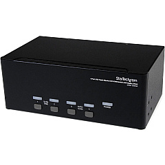 StarTech 4 Port Triple Monitor DVI USB KVM Switch with Audio & USB 2.0 Hub (SV431TDVIUA) StarTech 4 Port Triple Monitor DVI USB KVM Switch with Audio & USB 2.0 Hub (SV431TDVIUA)