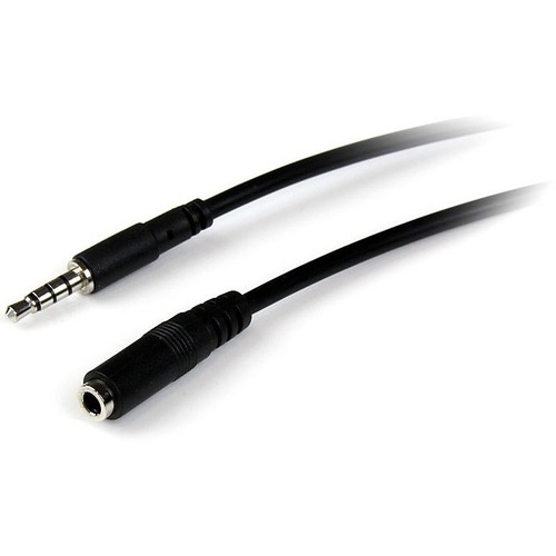 StarTech 1m 3.5mm 4 Position TRRS Headset Extension Cable - M/F (MUHSMF1M)
