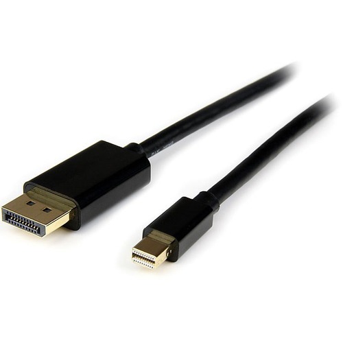 StarTech 4m (13ft) Mini DisplayPort to DisplayPort 1.2 Cable, 4K x 2K mDP to DisplayPort Adapter Cable, Mini DP to DP Cable (MDP2DPMM4M)