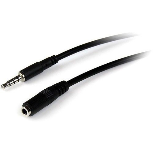 StarTech 2m 3.5mm 4 Position TRRS Headset Extension Cable - M/F (MUHSMF2M)