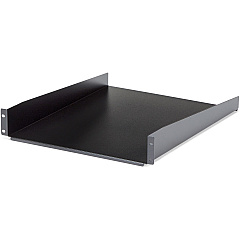 StarTech 2U 22in Rack Mount Cantilever Shelf - Fixed Server Rack Cabinet Shelf - 50lbs / 22kg (CABSHELF22)