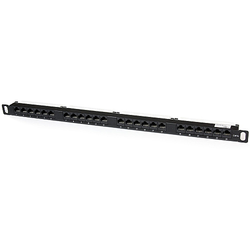 StarTech 24 Port 0.5U Cat5e Patch Panel - RJ45 Ethernet Rackmount Cat 5e 110 Patch Panel (PANELHU24)