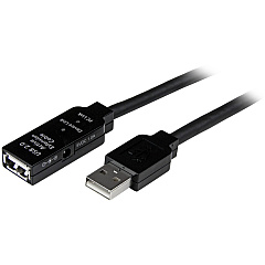 StarTech 35m USB 2.0 Active Extension Cable - M/F (USB2AAEXT35M)