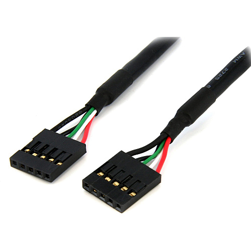 StarTech 24in Internal 5 pin USB IDC Motherboard Header Cable F/F (USBINT5PIN24)
