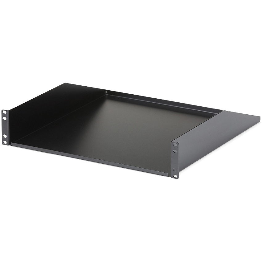 StarTech 2U Rack Mount Cantilever Shelf - Heavy Duty Fixed Server Rack Cabinet Shelf - 125lbs / 56kg (CABSHELFHD)