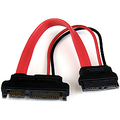 StarTech 6in Slimline SATA to SATA Adapter with Power - F/M (SLSATAADAP6)