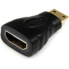 StarTech Mini HDMI to HDMI Adapter, 4K High Speed HDMI Adapter, 4K 30Hz Ultra HD High Speed HDMI Adapter, UHD Mini HDMI Adapter 4K (HDACFM) StarTech Mini HDMI to HDMI Adapter, 4K High Speed HDMI Adapter, 4K 30Hz Ultra HD High Speed HDMI Adapter, UHD Mini HDMI Adapter 4K (HDACFM)