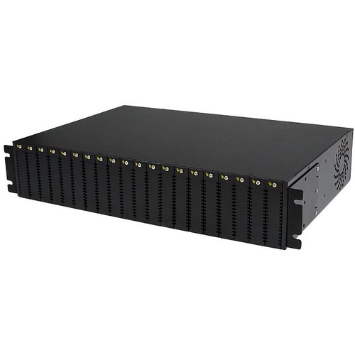StarTech 20-Slot 2U Rack Mount Media Converter Chassis for ET Series 2 (ETCHS2U)