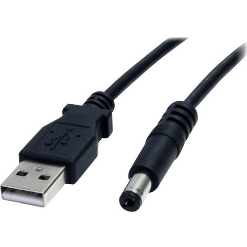StarTech 2m USB to Type M Barrel Cable - USB to 5.5mm 5V DC Cable (USB2TYPEM2M)
