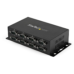 StarTech USB to Serial Adapter Hub - 8 Port - Industrial - Wall Mount - Din Rail - COM Port Retention - FTDI USB to RS232 (ICUSB2328I)