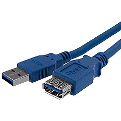 StarTech 1m Blue SuperSpeed USB 3.0 Extension Cable A to A - M/F (USB3SEXT1M)