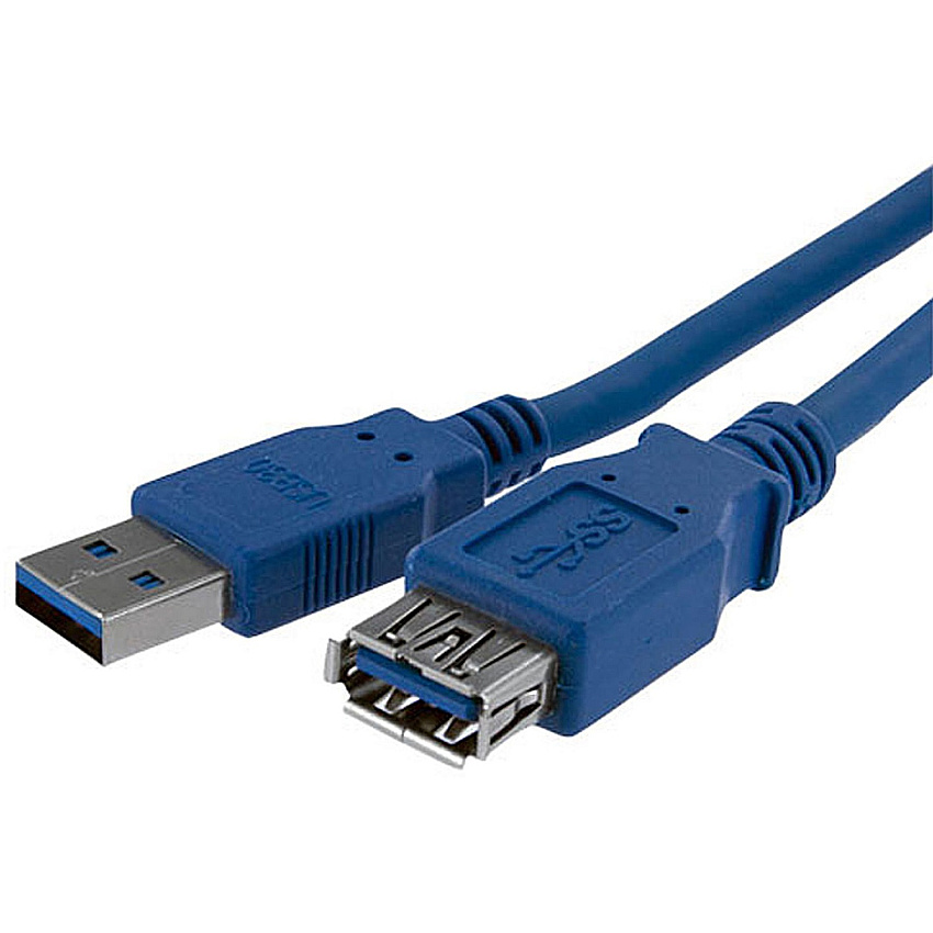 StarTech 1m Blue SuperSpeed USB 3.0 Extension Cable A to A - M/F (USB3SEXT1M)