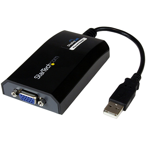 StarTech USB to VGA Adapter - External USB Video Graphics Card for PC and MAC- 1920x1200 (USB2VGAPRO2)