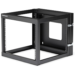 StarTech 8U 22in Depth Hinged Open Frame Wallmount Server Rack (RK819WALLOH) StarTech 8U 22in Depth Hinged Open Frame Wallmount Server Rack (RK819WALLOH)