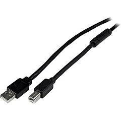 StarTech 20m / 65 ft Active USB 2.0 A to B Cable - M/M (USB2HAB65AC)
