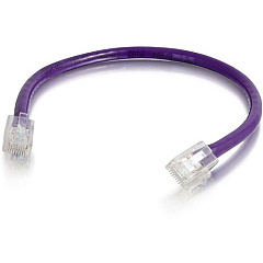 C2G 10 ft Cat6 Non Booted UTP Unshielded Network Patch Cable - Purple (04220) C2G 10 ft Cat6 Non Booted UTP Unshielded Network Patch Cable - Purple (04220)