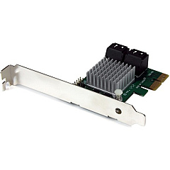 StarTech 4 Port PCI Express 2.0 SATA III 6Gbps RAID Controller Card with HyperDuo SSD Tiering (PEXSAT34RH) StarTech 4 Port PCI Express 2.0 SATA III 6Gbps RAID Controller Card with HyperDuo SSD Tiering (PEXSAT34RH)