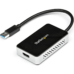 StarTech USB 3.0 to HDMI External Video Card Multi Monitor Adapter with 1-Port USB Hub - 1920x1200 / 1080p (USB32HDEH) StarTech USB 3.0 to HDMI External Video Card Multi Monitor Adapter with 1-Port USB Hub - 1920x1200 / 1080p (USB32HDEH)