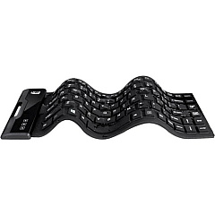 Adesso Antimicrobial Waterproof Flex Keyboard (Mini Size) (AKB212UB)