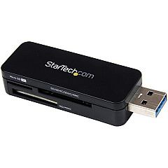 StarTech Star Tech.com USB 3.0 External Flash Multi Media Memory Card Reader - SDHC MicroSD (FCREADMICRO3) StarTech Star Tech.com USB 3.0 External Flash Multi Media Memory Card Reader - SDHC MicroSD (FCREADMICRO3)