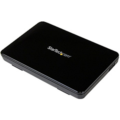 StarTech 2.5in USB 3.0 External SATA III SSD Hard Drive Enclosure with UASP - Portable External HDD (S2510BPU33)