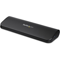 StarTech USB 3.0 Docking Station - Compatible with Windows / macOS - Supports Dual Displays - HDMI and DVI - DVI to VGA Adapter Included - USB3SDOCKHD (USB3SDOCKHDV)