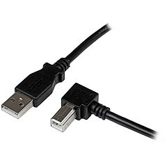 StarTech 1m USB 2.0 A to Right Angle B Cable - M/M (USBAB1MR)