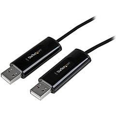 StarTech 2 Port USB Keyboard Mouse Switch Cable w/ File Transfer for PC and Mac (SVKMS2)