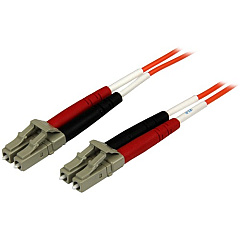 StarTech 3m Fiber Optic Cable - Multimode Duplex 50/125 - OFNP Plenum - LC/LC - OM2 - LC to LC Fiber Patch Cable (50FIBPLCLC3) StarTech 3m Fiber Optic Cable - Multimode Duplex 50/125 - OFNP Plenum - LC/LC - OM2 - LC to LC Fiber Patch Cable (50FIBPLCLC3)