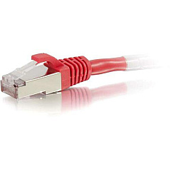 C2G-8ft Cat6 Snagless Shielded (STP) Network Patch Cable - Red (00849) C2G-8ft Cat6 Snagless Shielded (STP) Network Patch Cable - Red (00849)
