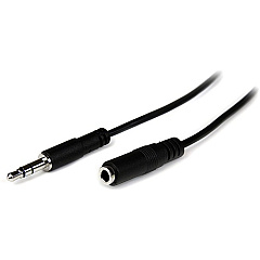 StarTech 2m Slim 3.5mm Stereo Extension Audio Cable - M/F (MU2MMFS)