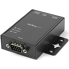 StarTech 1 Port RS232 Serial to IP Ethernet Converter / Device Server - Aluminum (NETRS2321P)