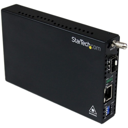 StarTech Gigabit Ethernet Fiber Media Converter with Open SFP Slot (ET91000SFP2)