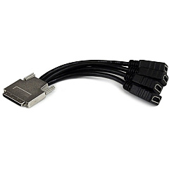 StarTech VHDCI Cable Full HD, 4 Port HDMI Video Card Breakout Cable, 1920x1200 60Hz, Mirror/Expand Video, VHDCI to HDMI Adapter (VHDCI24HD) StarTech VHDCI Cable Full HD, 4 Port HDMI Video Card Breakout Cable, 1920x1200 60Hz, Mirror/Expand Video, VHDCI to HDMI Adapter (VHDCI24HD)