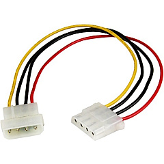 StarTech Star Tech.com 12in LP4 Power Extension Cable - M/F (LP4POWEXT12) StarTech Star Tech.com 12in LP4 Power Extension Cable - M/F (LP4POWEXT12)