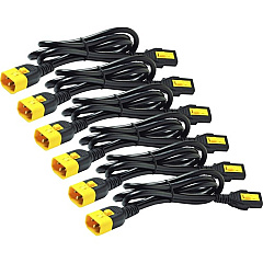 APC Power Cord Kit (6 EApo), Locking, C13 to C14, 1.8m (AP8706SWW)