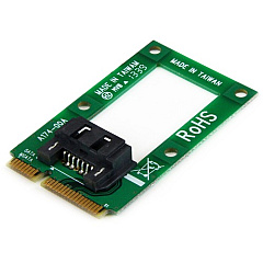 StarTech mSATA to SATA HDD / SSD Adapter - Mini SATA to SATA Converter Card (MSAT2SAT3) StarTech mSATA to SATA HDD / SSD Adapter - Mini SATA to SATA Converter Card (MSAT2SAT3)