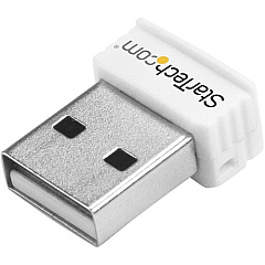 StarTech USB 150Mbps Mini Wireless N Network Adapter - 802.11n/g 1T1R USB WiFi Adapter - White (USB150WN1X1W) StarTech USB 150Mbps Mini Wireless N Network Adapter - 802.11n/g 1T1R USB WiFi Adapter - White (USB150WN1X1W)