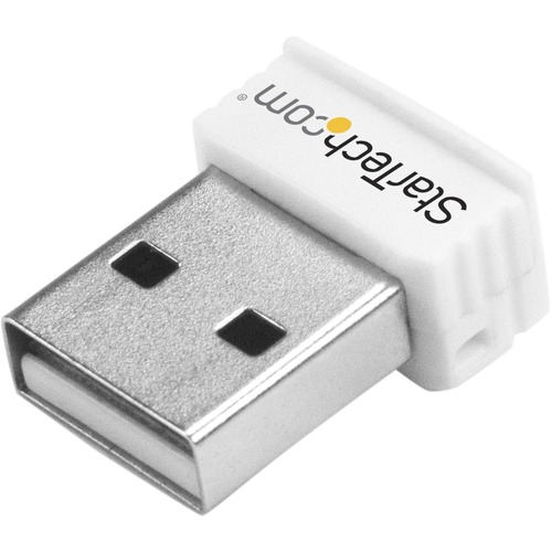 StarTech USB 150Mbps Mini Wireless N Network Adapter - 802.11n/g 1T1R USB WiFi Adapter - White (USB150WN1X1W)