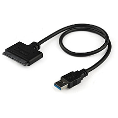 StarTech USB 3.0 to 2.5" SATA III Hard Drive Adapter Cable w/ UASP - SATA to USB 3.0 Converter for SSD / HDD (USB3S2SAT3CB) StarTech USB 3.0 to 2.5" SATA III Hard Drive Adapter Cable w/ UASP - SATA to USB 3.0 Converter for SSD / HDD (USB3S2SAT3CB)