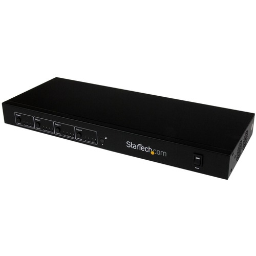 StarTech 4x4 HDMI Matrix Switcher and HDMI over HDBaseT CAT5 Extender - 230ft (70m) - 1080p (ST424HDBT)