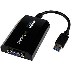 StarTech USB 3.0 to VGA External Video Card Multi Monitor Adapter for Mac and PC - 1920x1200 / 1080p (USB32VGAPRO) StarTech USB 3.0 to VGA External Video Card Multi Monitor Adapter for Mac and PC - 1920x1200 / 1080p (USB32VGAPRO)