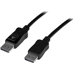 StarTech 32ft (10m) Active DisplayPort Cable, 4K UHD DisplayPort Cable, Long DP Cable/Cord for Projector/Monitor, w/ Latches (DISPL10MA)