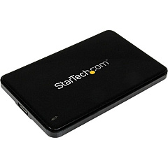 StarTech 2.5in USB 3.0 SATA Hard Drive Enclosure w/ UASP for Slim 7mm SATA III SSD/HDD (S2510BPU337)